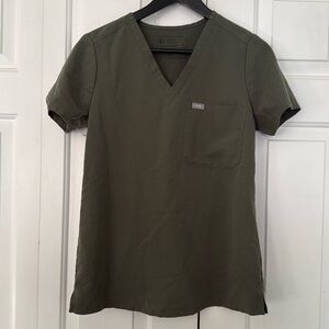 FIGS Olive Green Top